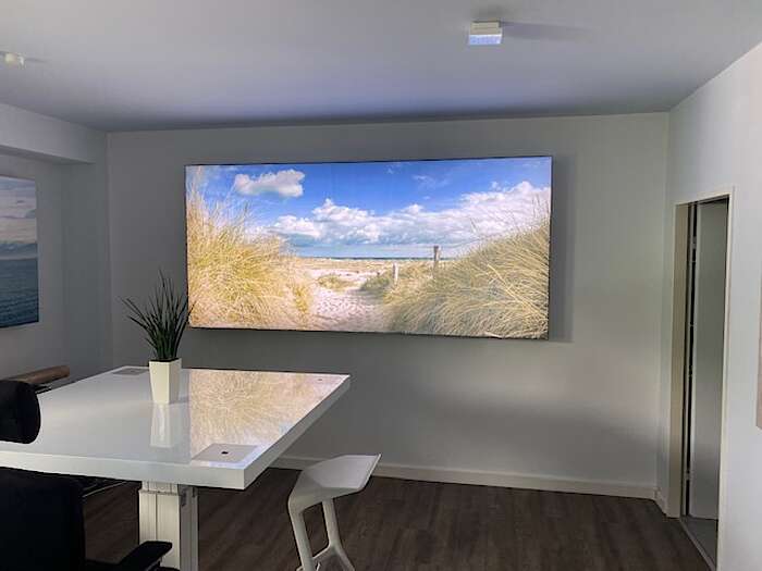 Wandbild mit LED und Akustik 