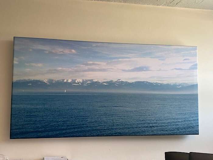 Akustikbild Bodensee Maße: 200x100cm