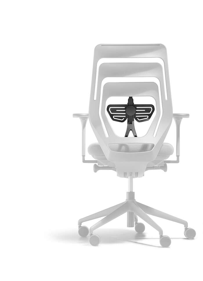 bewegtes Sitzen im asiento Drehstuhl