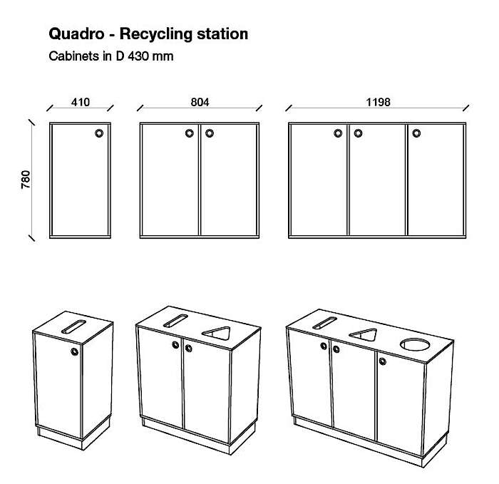 Recyclingbox Cube Design