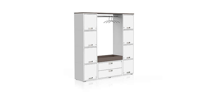 M1 Locker und Garderobe