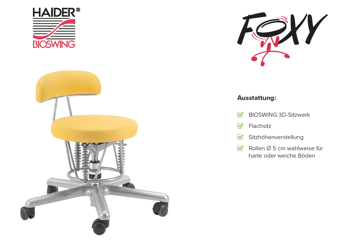 Foxy-Erzieher/innenstuhl _gelb